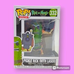 Funko POP! Rick and Morty Pickle Rick (with laser) #332 Vinyl Figure